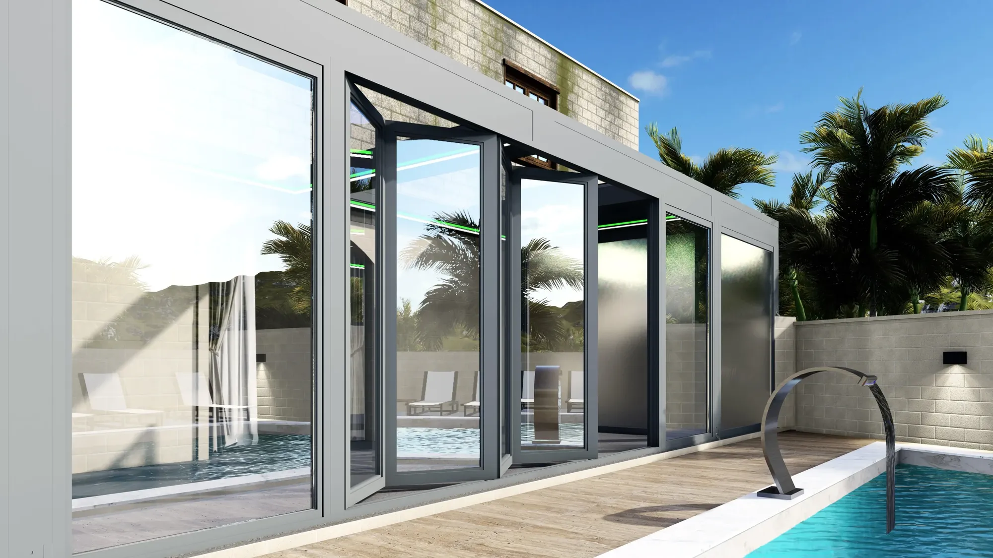 Royal Class Tente | Folding Glass Systems