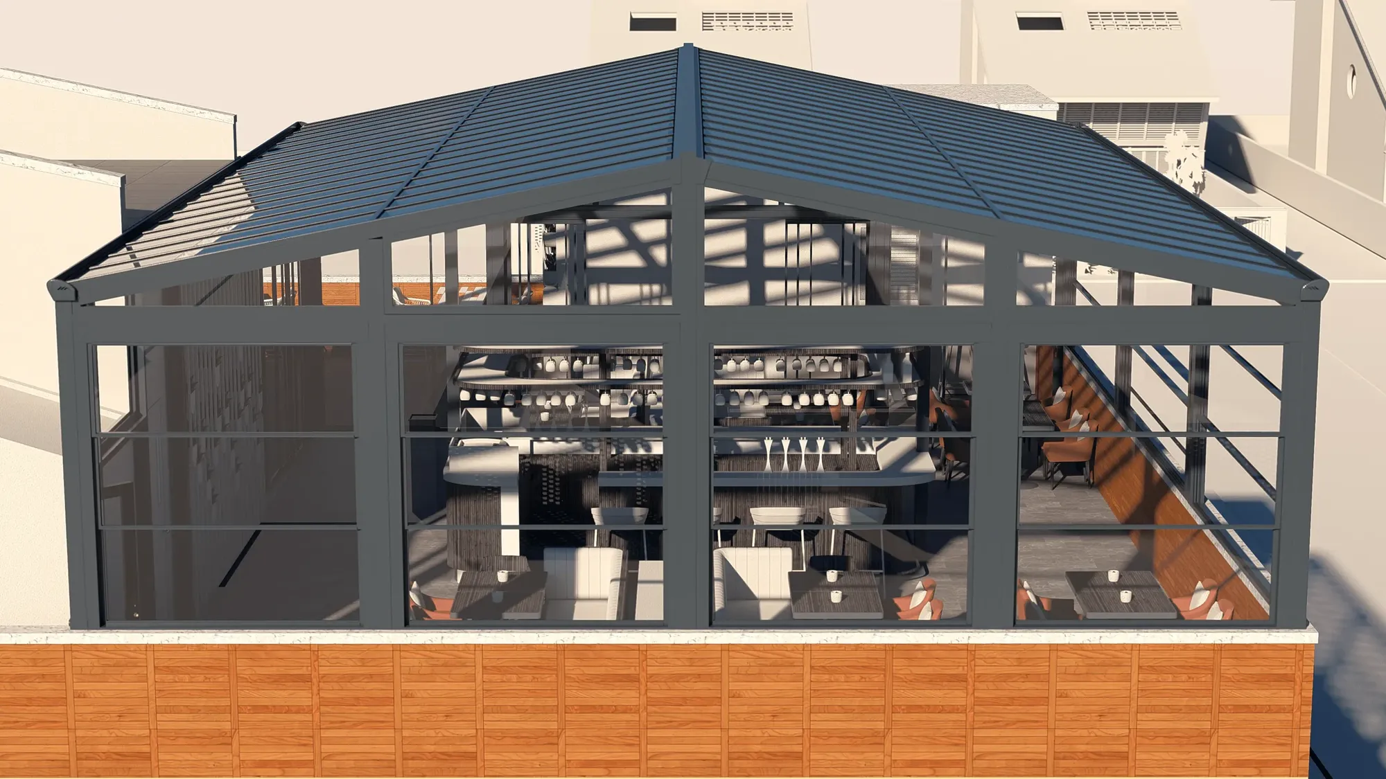 Royal Class Tente | Guillotine Glass Systems
